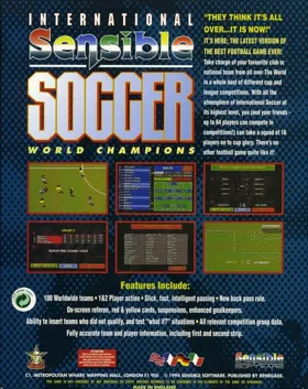 Sensible Soccer - International Edition_Disk1 box cover back